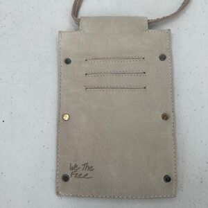 Free People We The Free Leather Pouch Crossbody Card Holder Studded Phone Bag